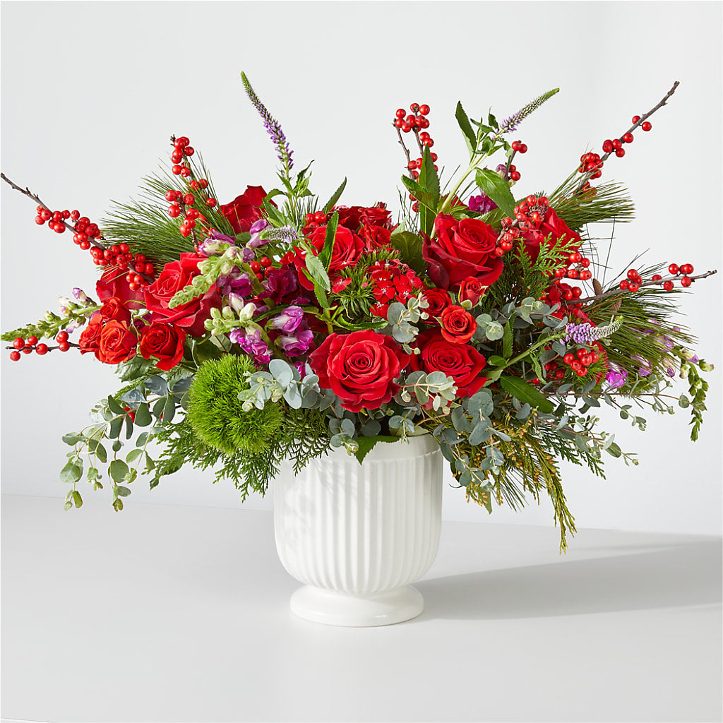 Big Red Bow Bouquet – MAGGIE'S FLORIST AND GIFTS, Decatur AL