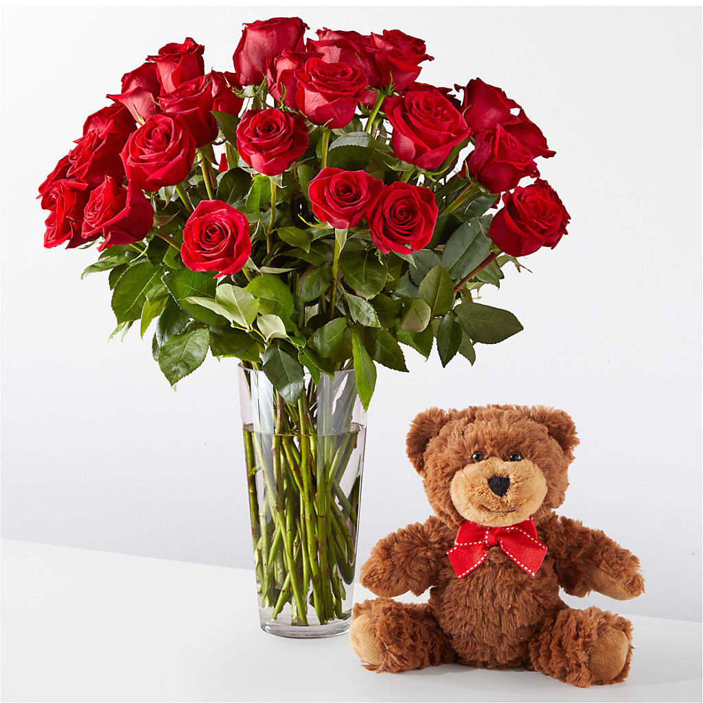 Romantic Long Stem Red Rose Bouquet Bundles – MAGGIE'S FLORIST AND GIFTS, Decatur AL