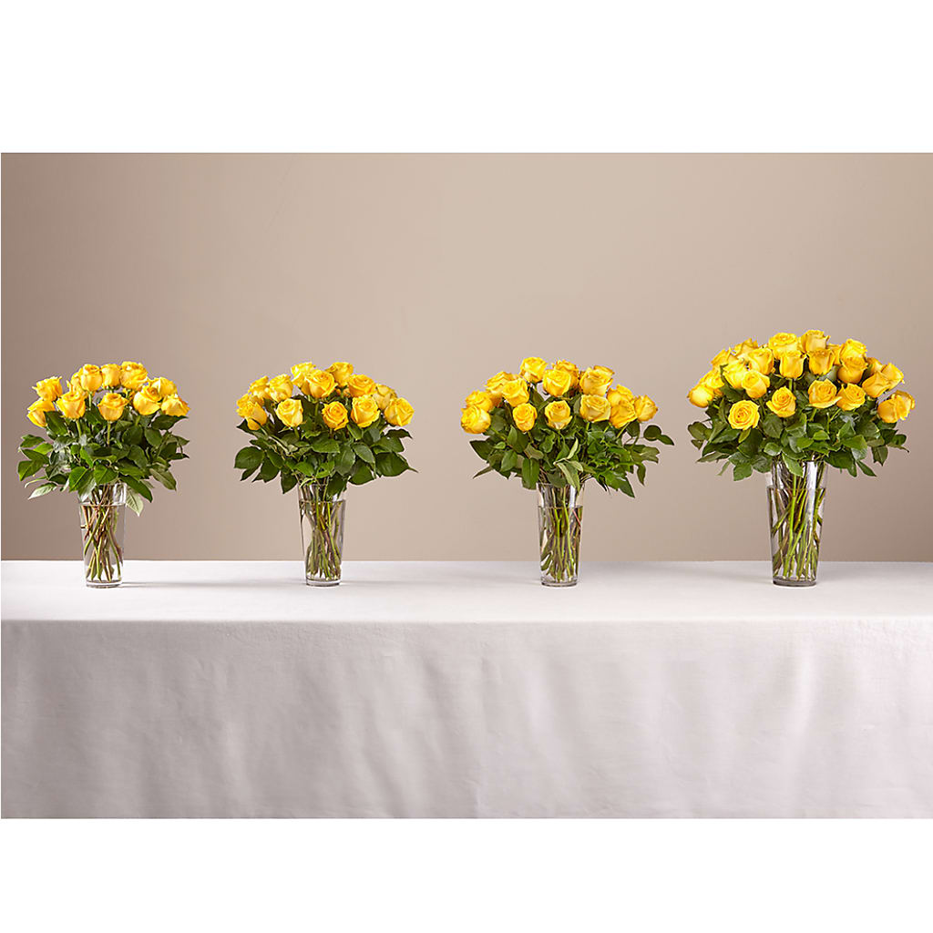 Long Stem Yellow Rose Bouquet – MAGGIE'S FLORIST AND GIFTS, Decatur AL