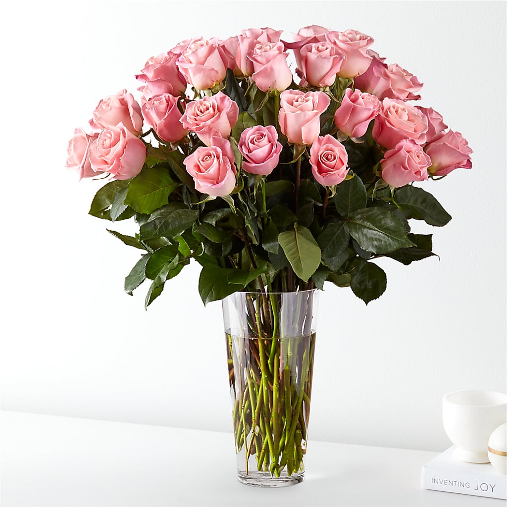 Long Stem Pink Rose Bouquet – MAGGIE'S FLORIST AND GIFTS, Decatur AL