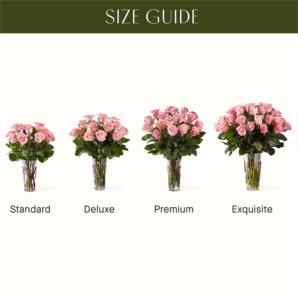 Long Stem Pink Rose Bouquet – MAGGIE'S FLORIST AND GIFTS, Decatur AL
