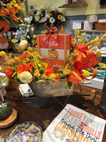 Wheelbarrow Fall – MAGGIE'S FLORIST AND GIFTS, Decatur AL