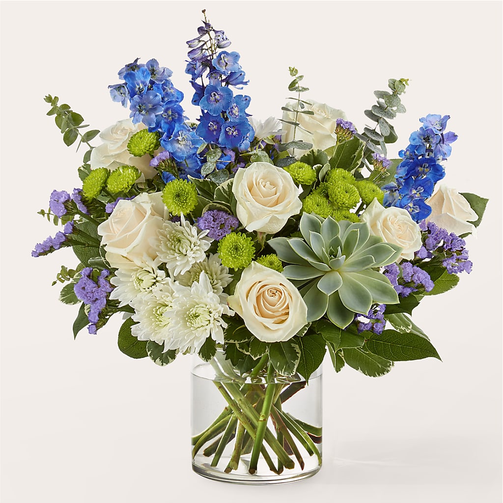 Cerulean Waves Bouquet – MAGGIE'S FLORIST AND GIFTS, Decatur AL