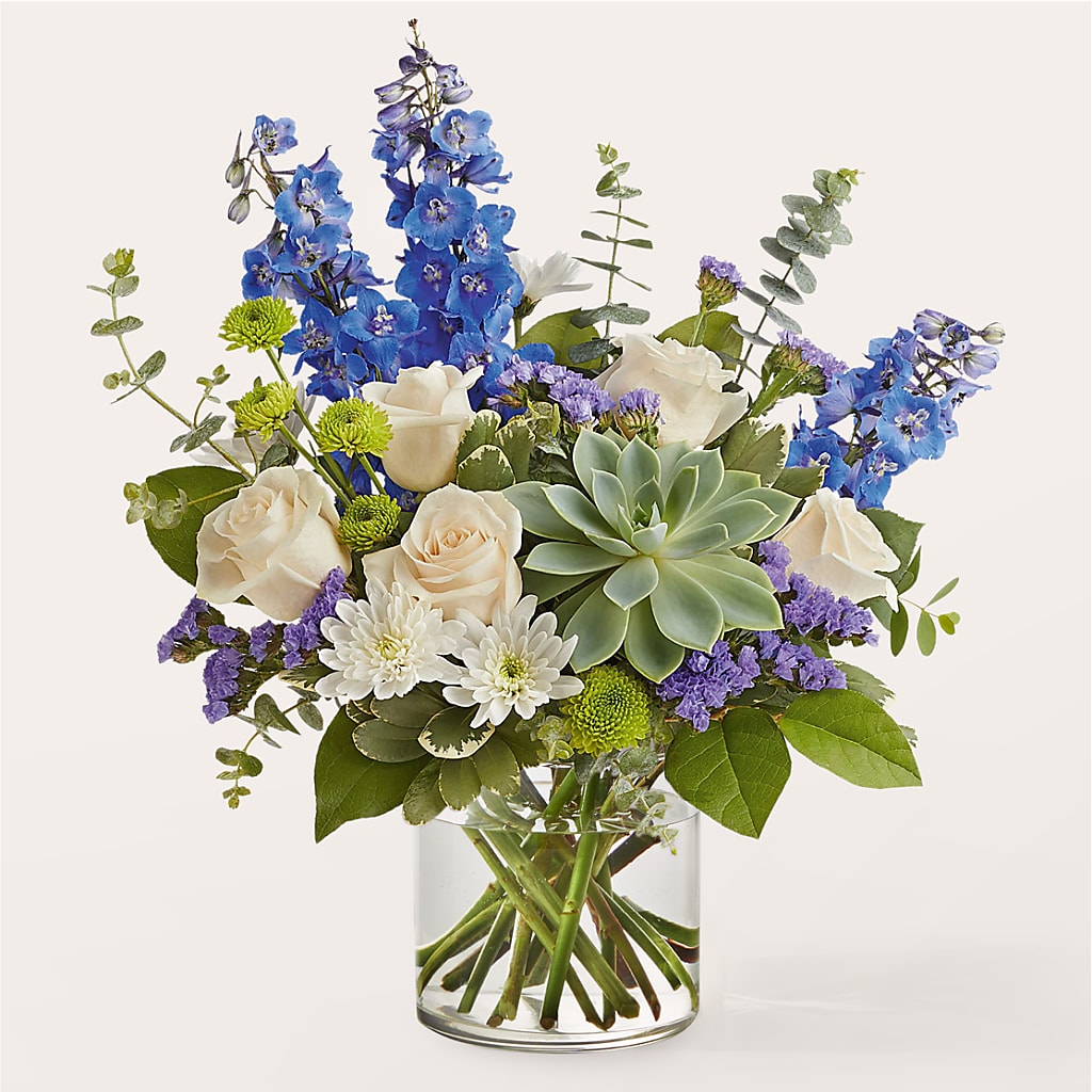 Cerulean Waves Bouquet – MAGGIE'S FLORIST AND GIFTS, Decatur AL