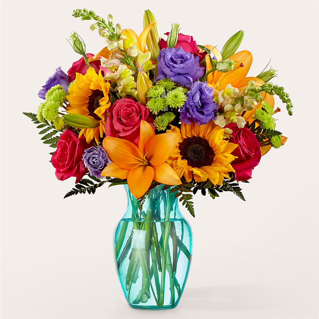 Double Rainbow Bouquet – MAGGIE'S FLORIST AND GIFTS, Decatur AL