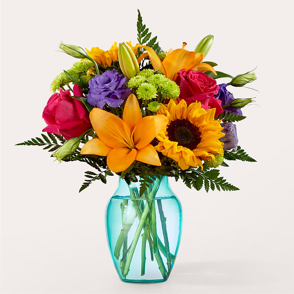 Double Rainbow Bouquet – MAGGIE'S FLORIST AND GIFTS, Decatur AL