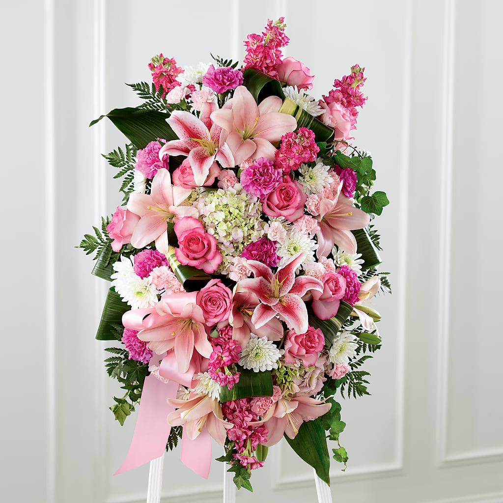 Comforting Standing Spray – MAGGIE'S FLORIST AND GIFTS, Decatur AL