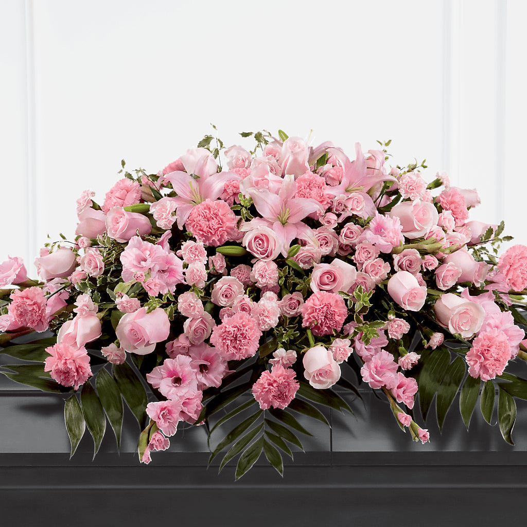 Garden of Comfort Casket Spray (Standard) – MAGGIE'S FLORIST AND GIFTS, Decatur AL