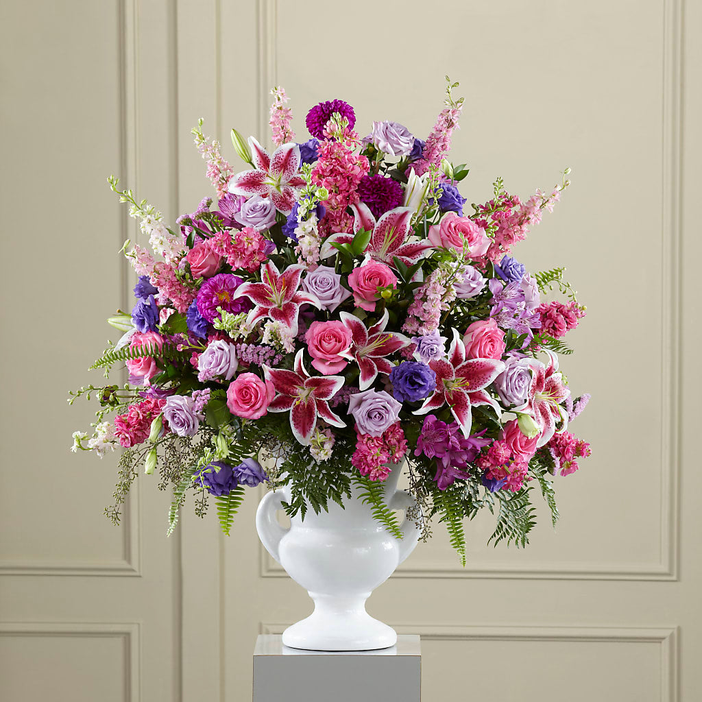 Peaceful Tribute Arrangement – MAGGIE'S FLORIST AND GIFTS, Decatur AL