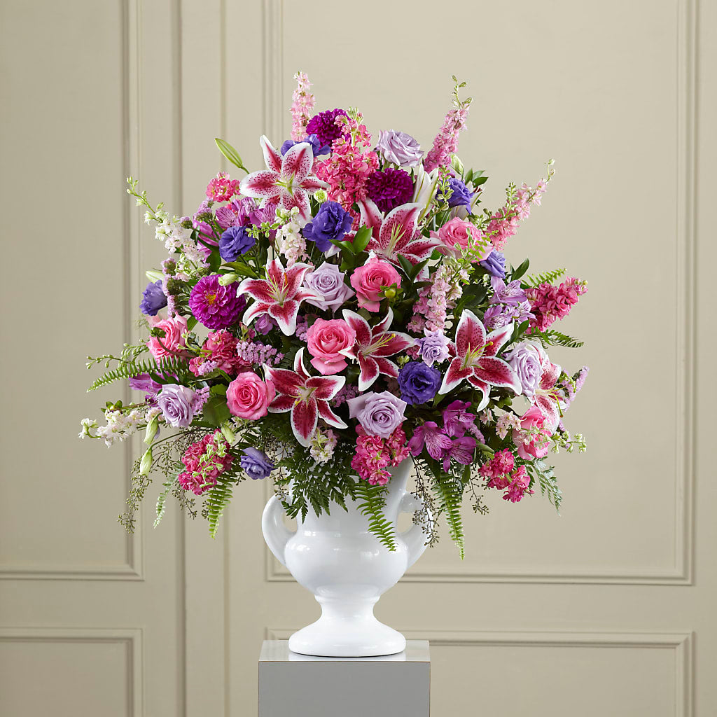 Peaceful Tribute Arrangement – MAGGIE'S FLORIST AND GIFTS, Decatur AL