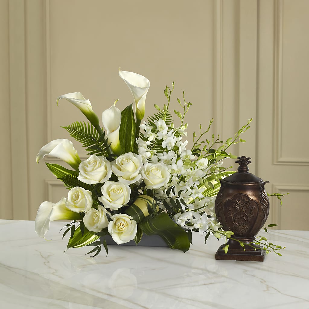 At Peace Arrangement – MAGGIE'S FLORIST AND GIFTS, Decatur AL