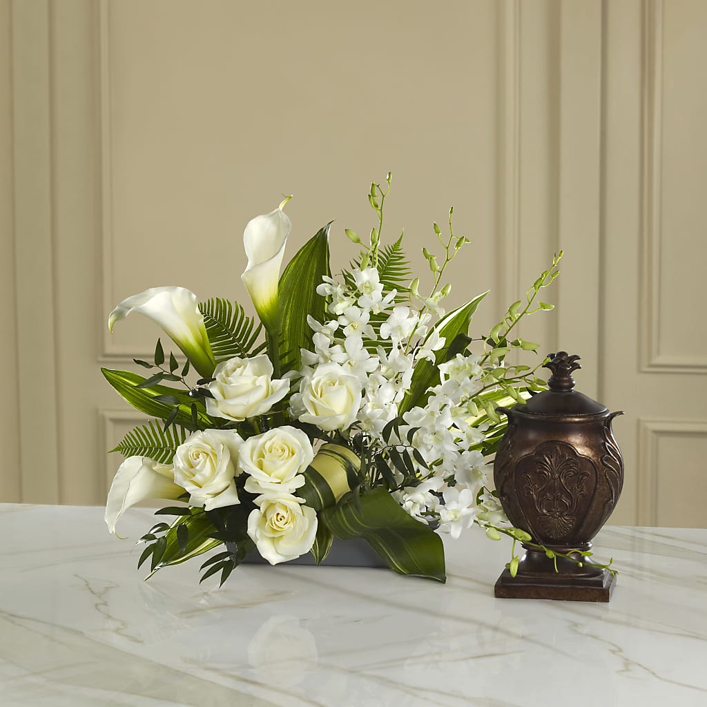 At Peace Arrangement – MAGGIE'S FLORIST AND GIFTS, Decatur AL
