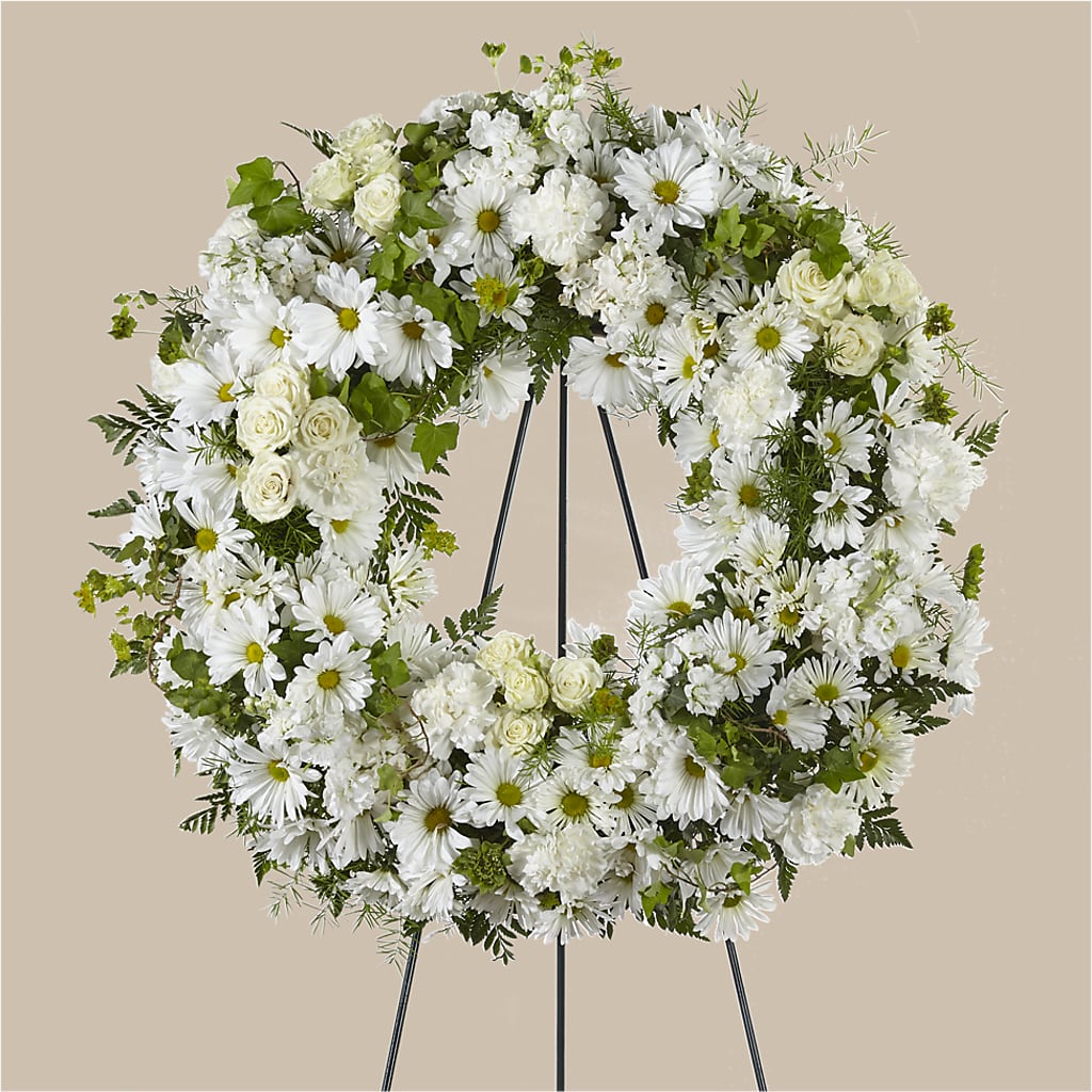 Faithful Wishes Wreath – MAGGIE'S FLORIST AND GIFTS, Decatur AL