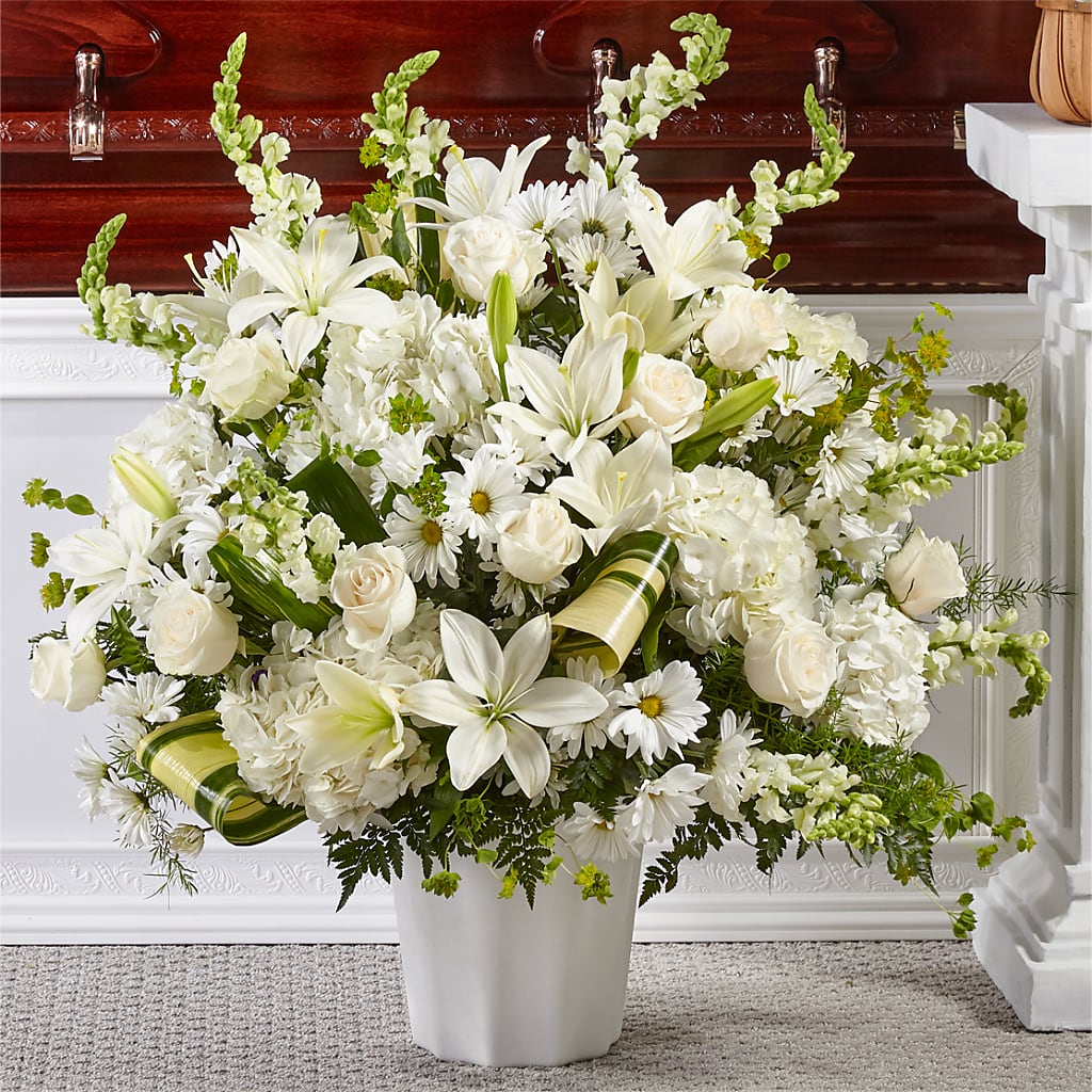 Thoughts of Tranquility Floor Basket – MAGGIE'S FLORIST AND GIFTS, Decatur AL