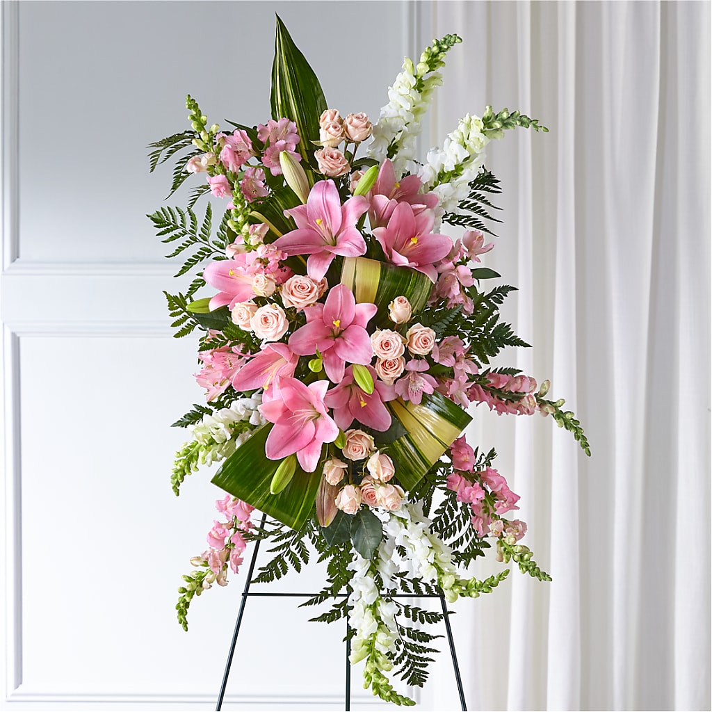 Elegant Embrace Standing Spray – MAGGIE'S FLORIST AND GIFTS, Decatur AL