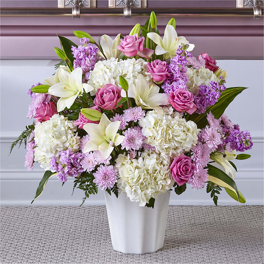 Heaven Sent Floor Basket – MAGGIE'S FLORIST AND GIFTS, Decatur AL