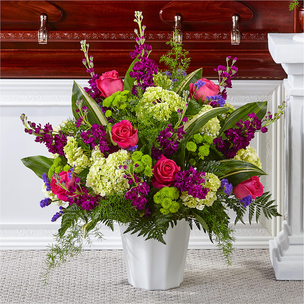 Beautiful Horizons Floor Basket – MAGGIE'S FLORIST AND GIFTS, Decatur AL
