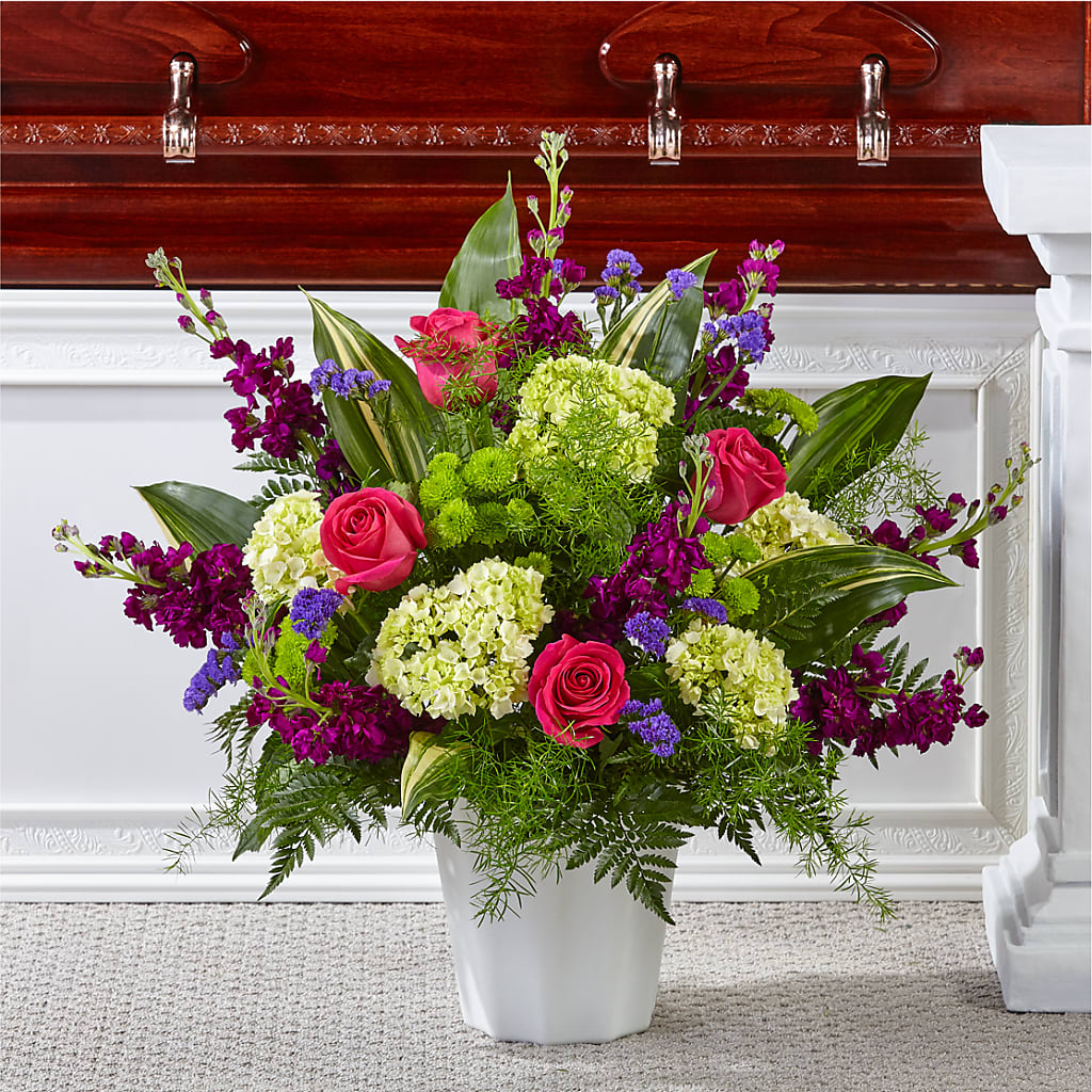 Beautiful Horizons Floor Basket – MAGGIE'S FLORIST AND GIFTS, Decatur AL