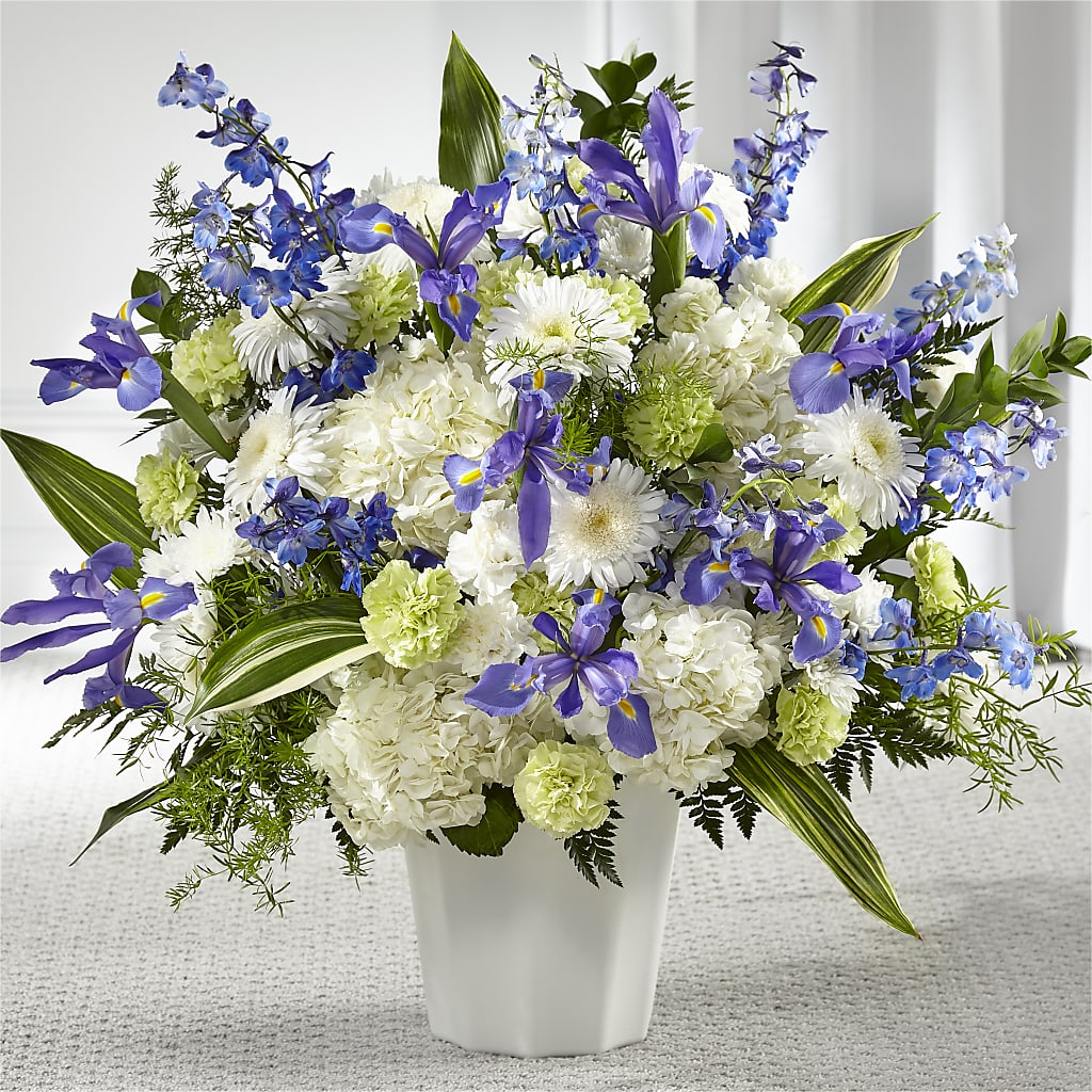 Soft Serenity Floor Basket – MAGGIE'S FLORIST AND GIFTS, Decatur AL