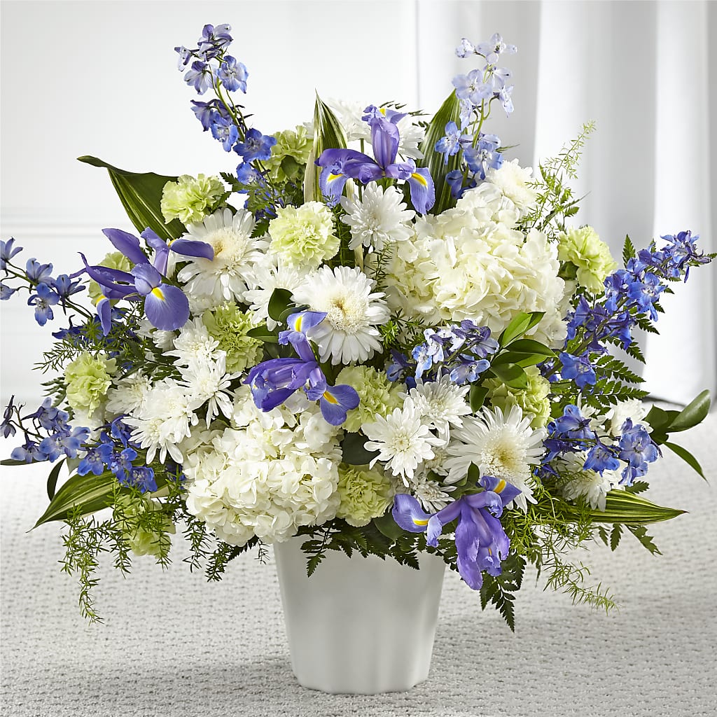 Soft Serenity Floor Basket – MAGGIE'S FLORIST AND GIFTS, Decatur AL