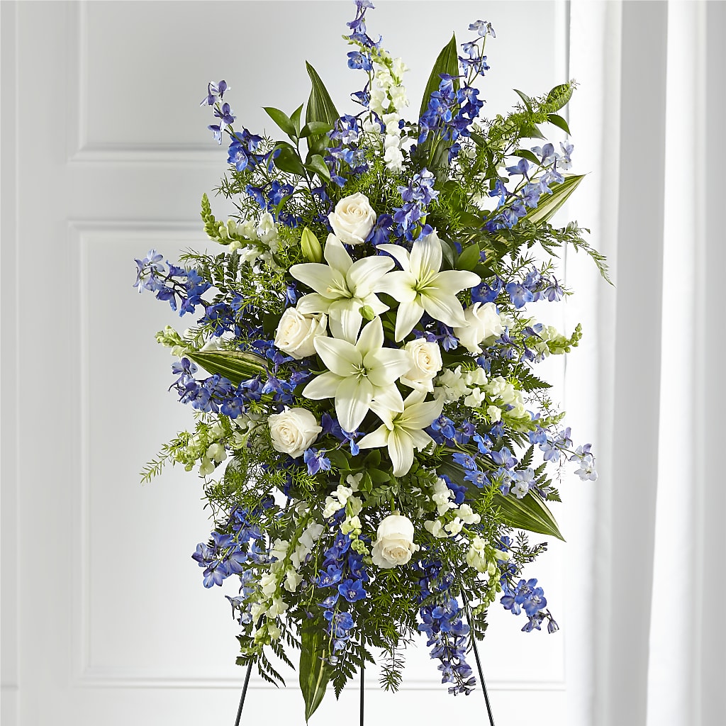 Faithful Friend Standing Spray – MAGGIE'S FLORIST AND GIFTS, Decatur AL