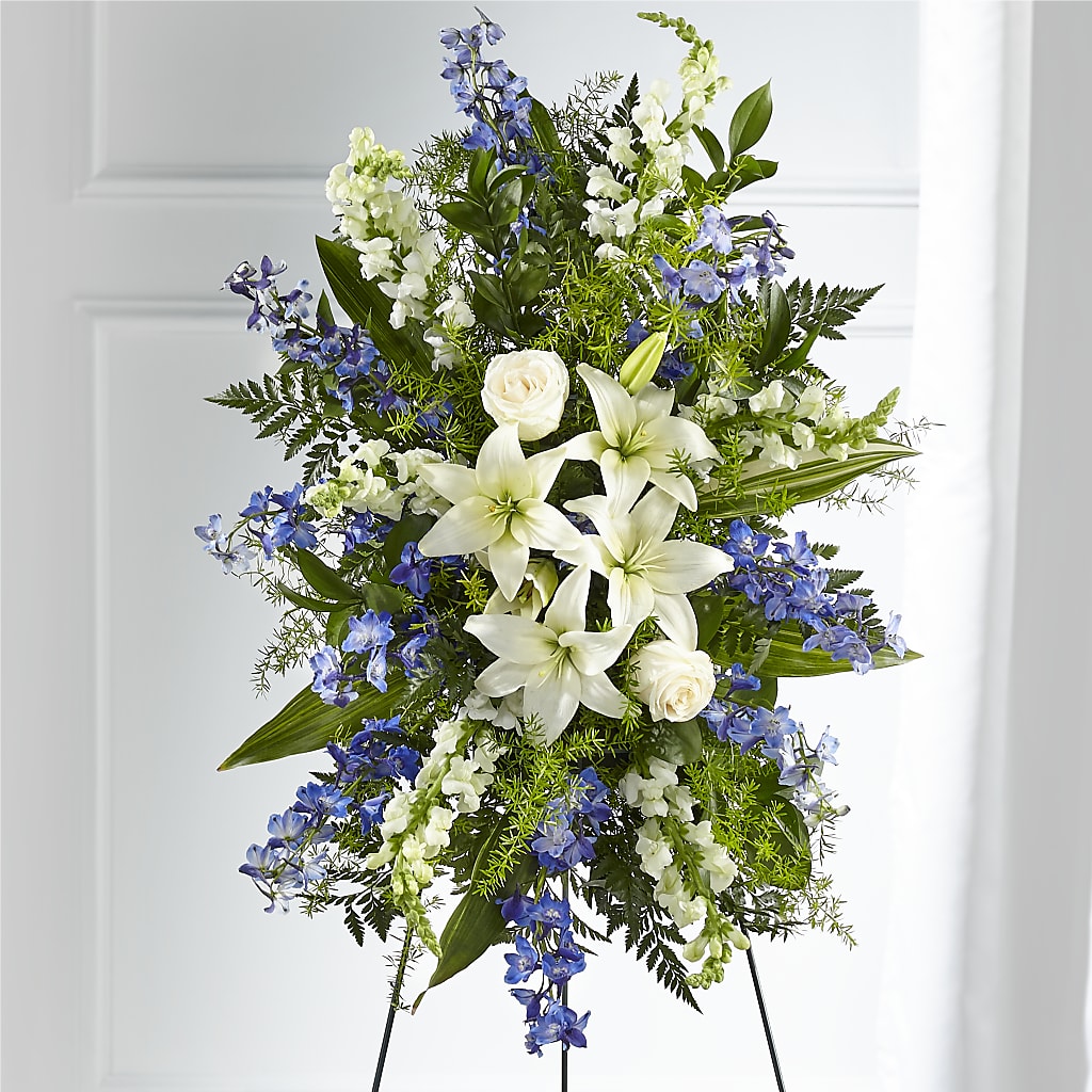 Faithful Friend Standing Spray – MAGGIE'S FLORIST AND GIFTS, Decatur AL