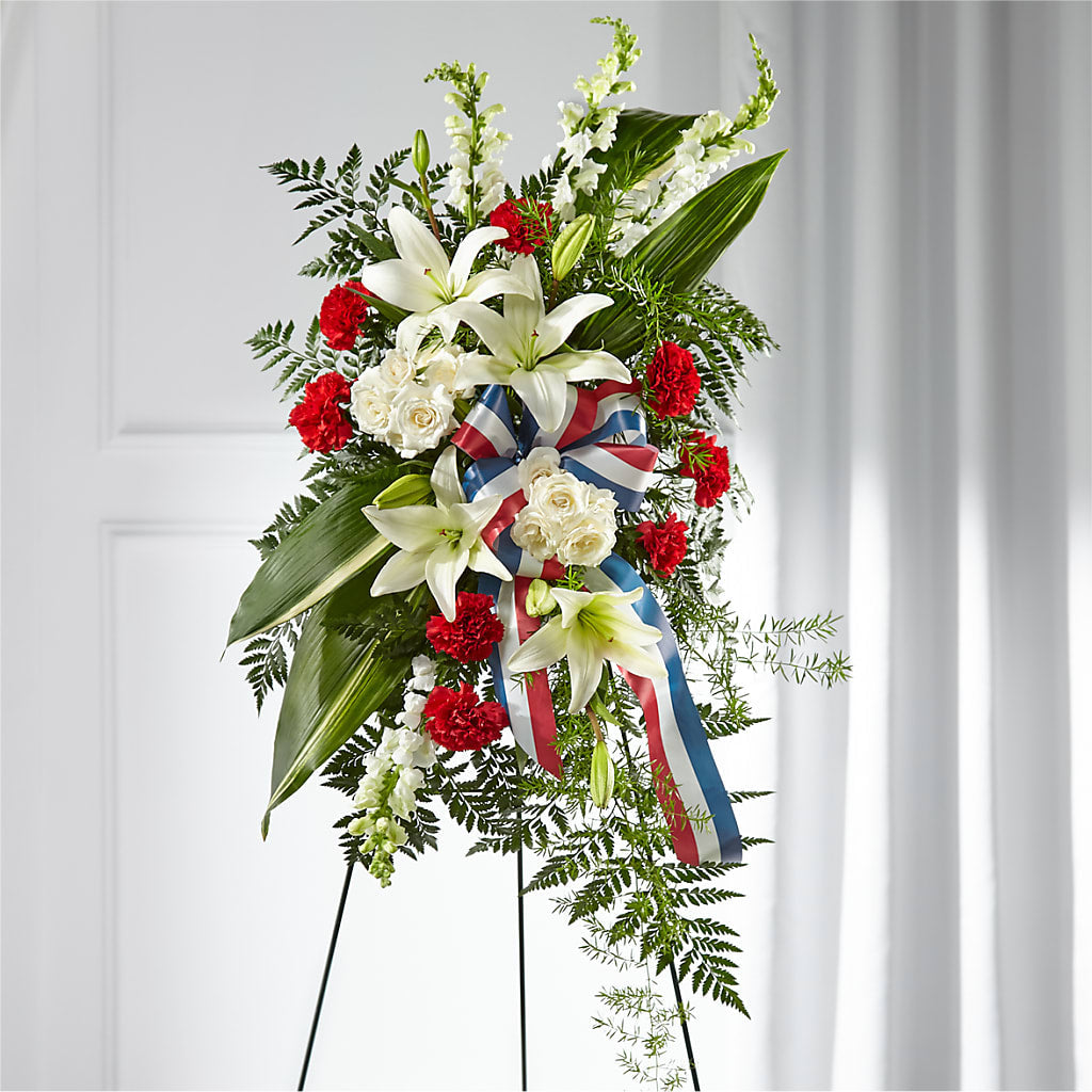 Stars of Life Standing Spray – MAGGIE'S FLORIST AND GIFTS, Decatur AL