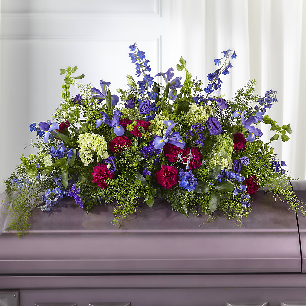 Always Treasured Casket Spray – MAGGIE'S FLORIST AND GIFTS, Decatur AL