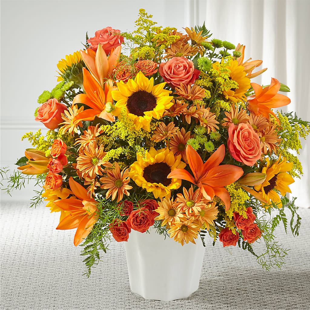 Harvest Thoughts Floor Basket – MAGGIE'S FLORIST AND GIFTS, Decatur AL