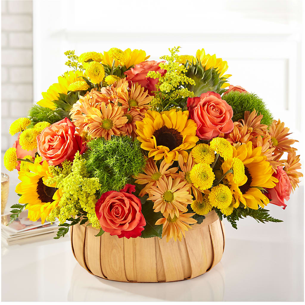 Harvest Sunflower Basket – MAGGIE'S FLORIST AND GIFTS, Decatur AL