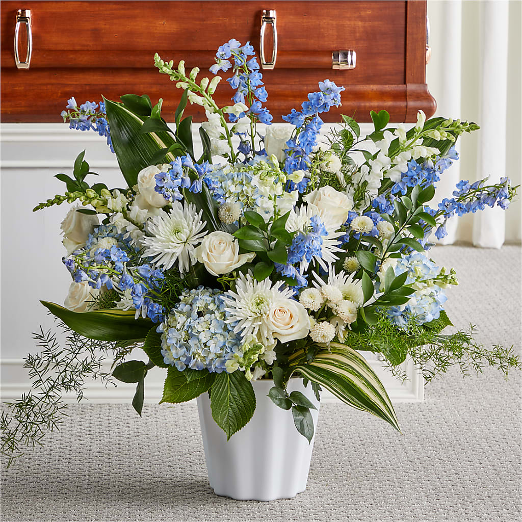 Everlasting Memories Floor Basket – MAGGIE'S FLORIST AND GIFTS, Decatur AL