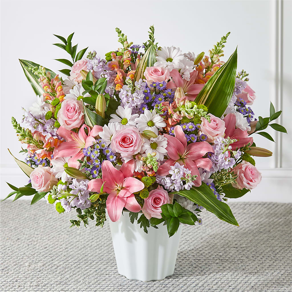 Abundant Compassion Floor Basket – MAGGIE'S FLORIST AND GIFTS, Decatur AL