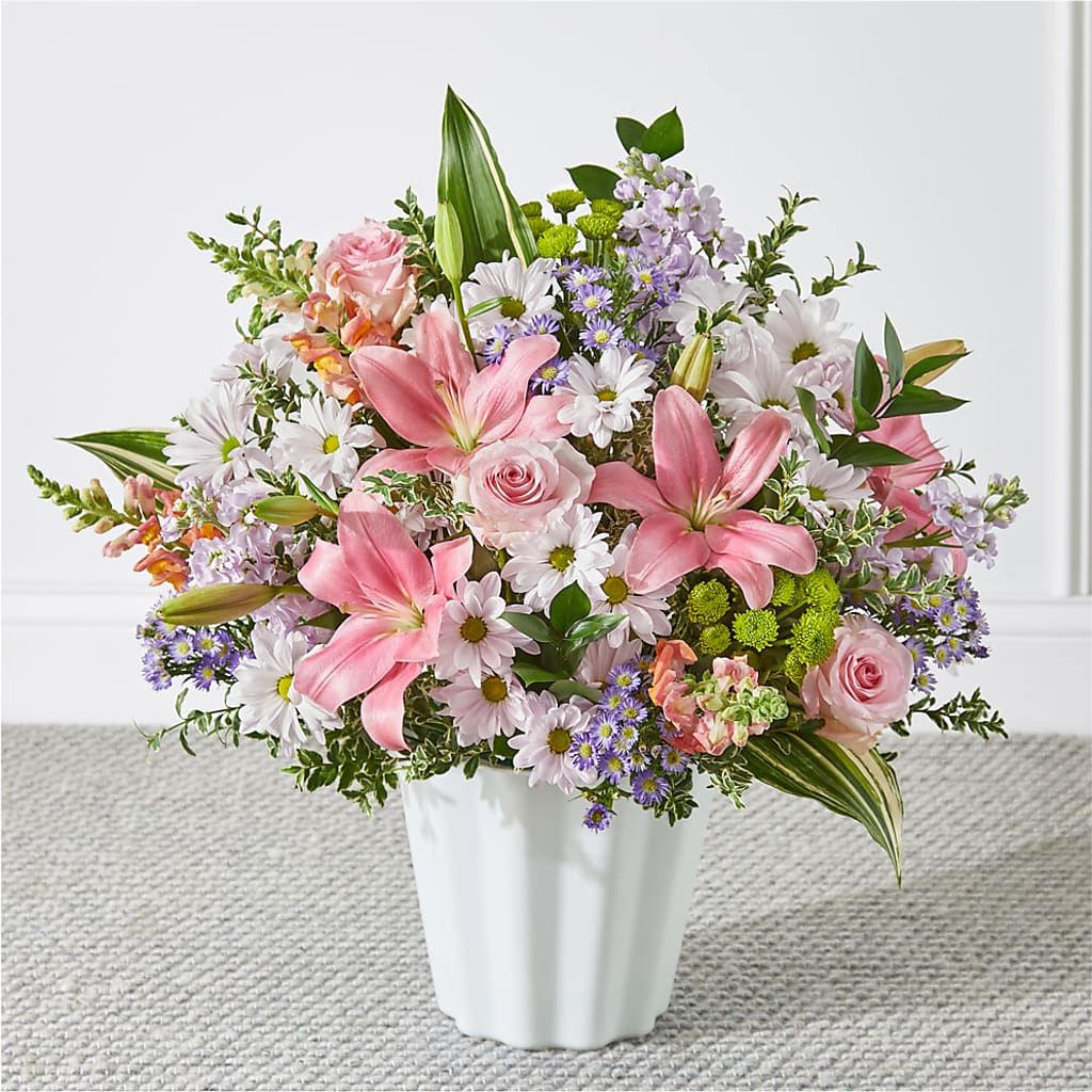 Abundant Compassion Floor Basket – MAGGIE'S FLORIST AND GIFTS, Decatur AL