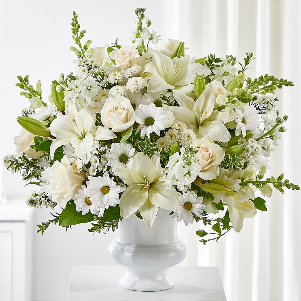 Uplifting Urn Arrangement – MAGGIE'S FLORIST AND GIFTS, Decatur AL