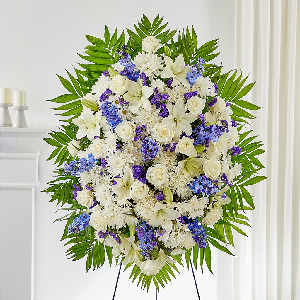 At Rest Standing Spray – MAGGIE'S FLORIST AND GIFTS, Decatur AL