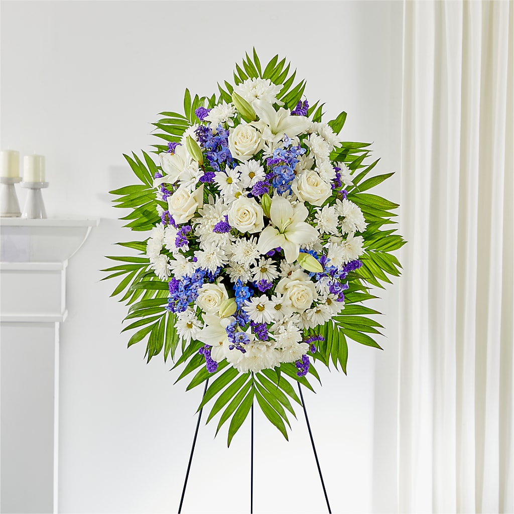 At Rest Standing Spray – MAGGIE'S FLORIST AND GIFTS, Decatur AL