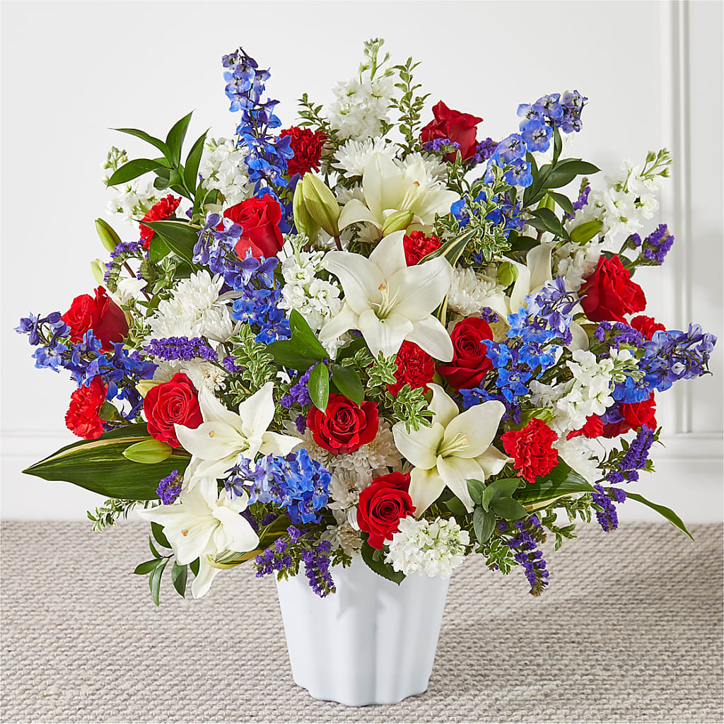 Consoled Floor Basket – MAGGIE'S FLORIST AND GIFTS, Decatur AL
