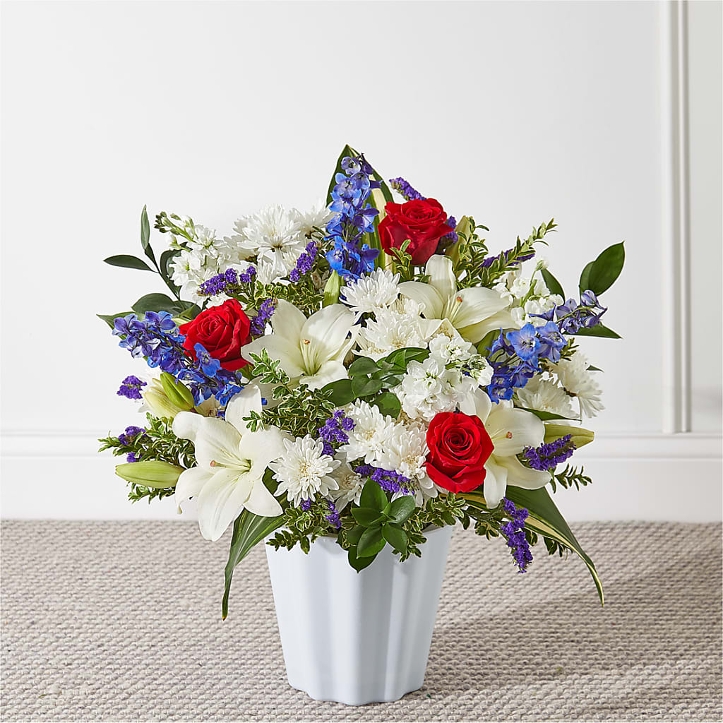 Consoled Floor Basket – MAGGIE'S FLORIST AND GIFTS, Decatur AL