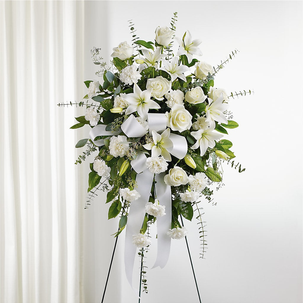 With Care Standing Spray – MAGGIE'S FLORIST AND GIFTS, Decatur AL