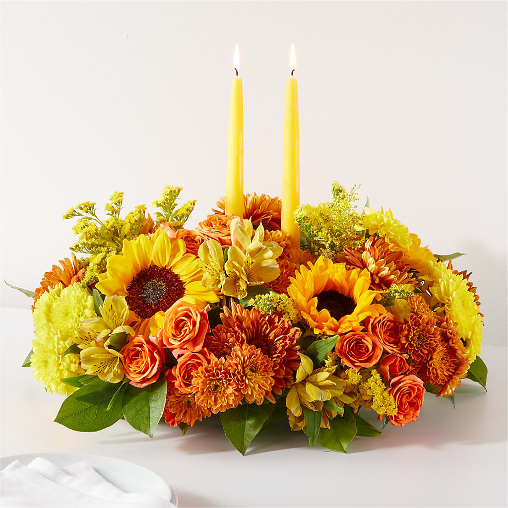 Autumn Harmony Centerpiece – MAGGIE'S FLORIST AND GIFTS, Decatur AL