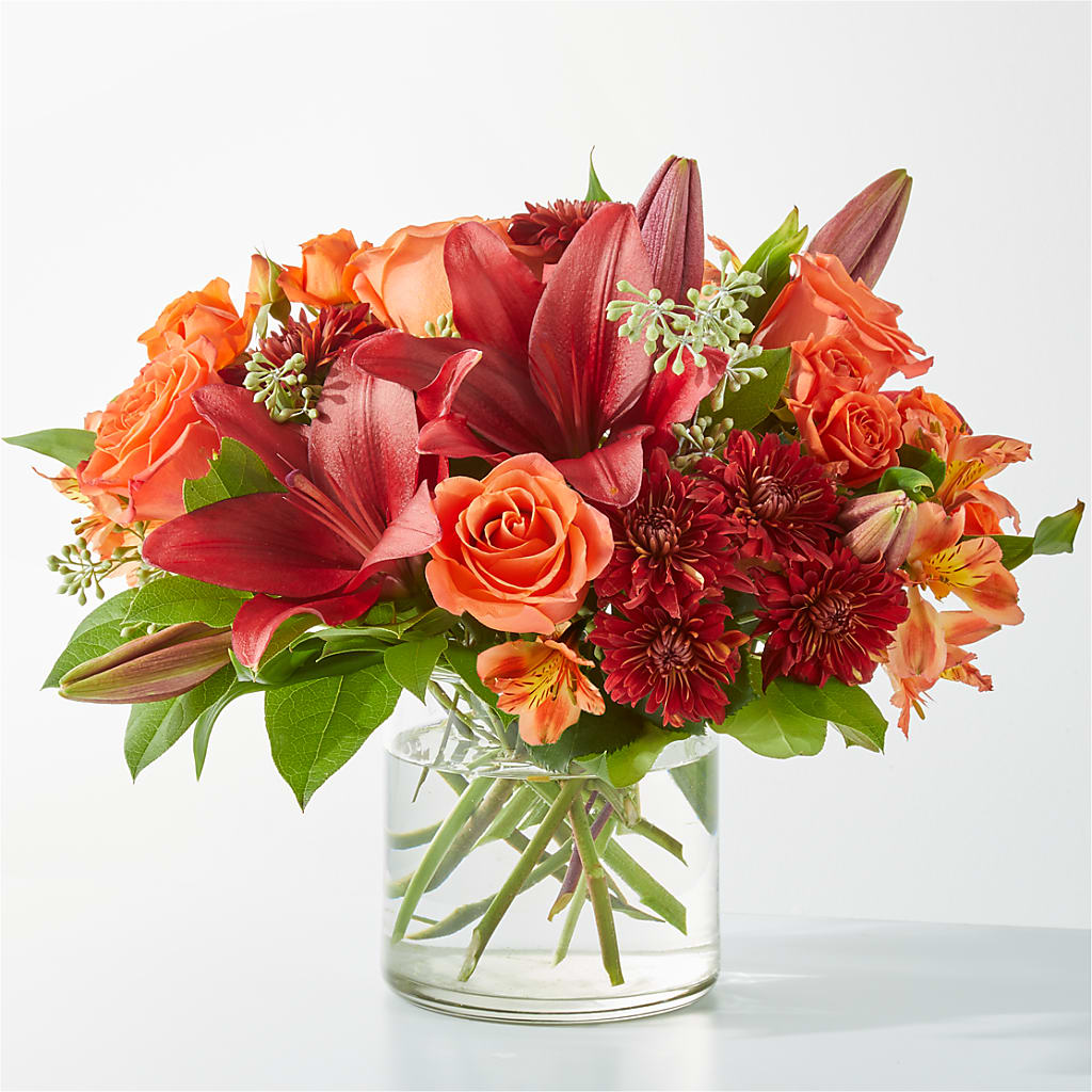 Crimson Leaves Bouquet – MAGGIE'S FLORIST AND GIFTS, Decatur AL