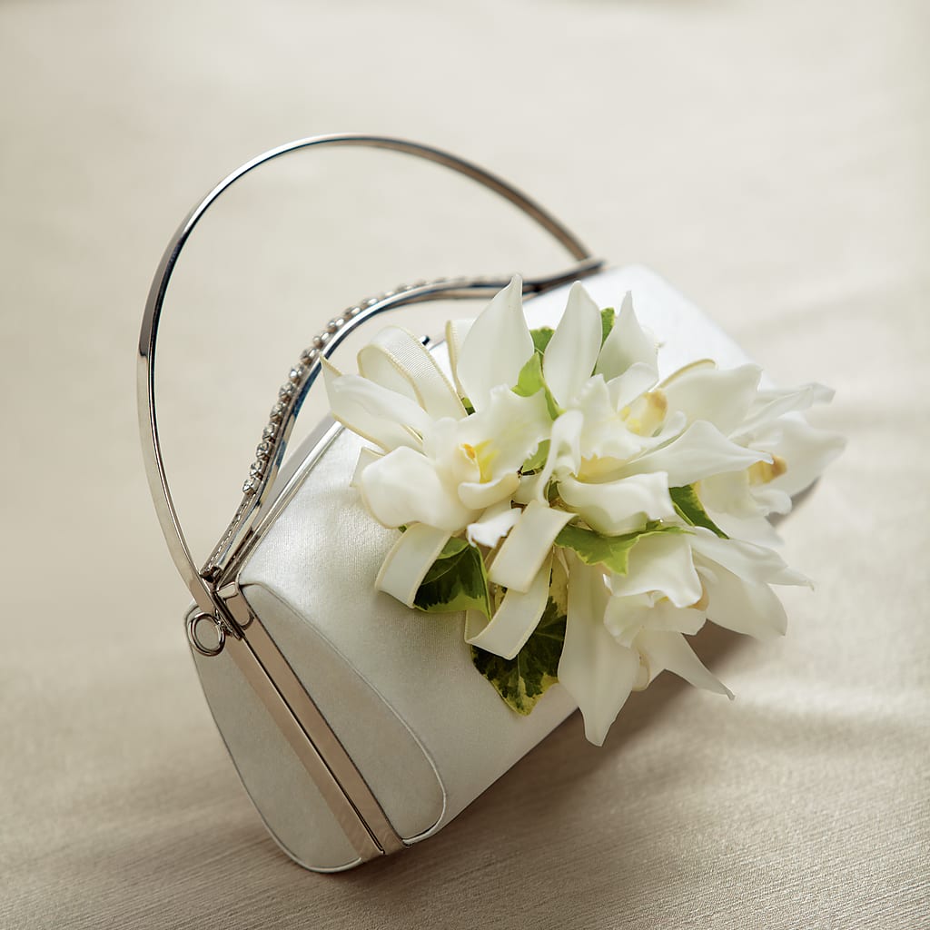 White Purse Decor – MAGGIE'S FLORIST AND GIFTS, Decatur AL