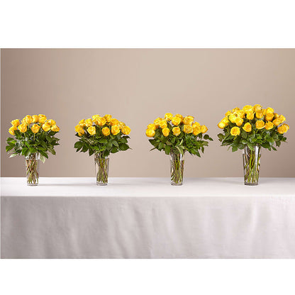 Long Stem Yellow Rose Bouquet – MAGGIE'S FLORIST AND GIFTS, Decatur AL