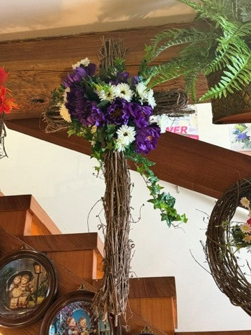 Purple Cross  – MAGGIE'S FLORIST AND GIFTS, Decatur AL