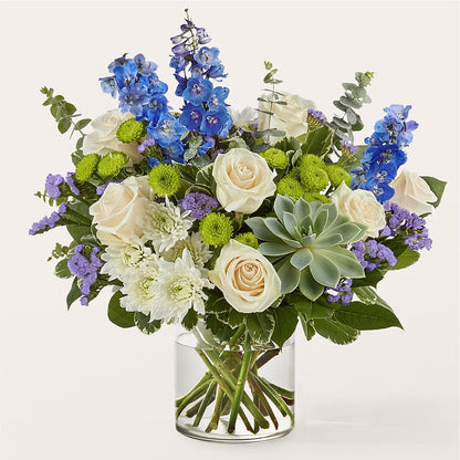 Cerulean Waves Bouquet – MAGGIE'S FLORIST AND GIFTS, Decatur AL