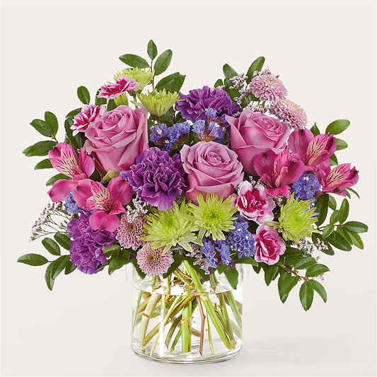 Glass Half Full Bouquet – MAGGIE'S FLORIST AND GIFTS, Decatur AL