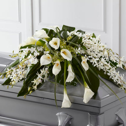 Angel Wings Casket Spray – MAGGIE'S FLORIST AND GIFTS, Decatur AL