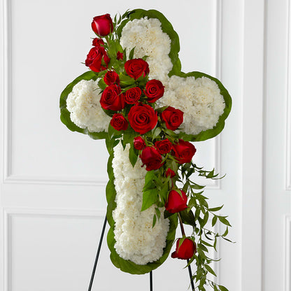 Floral Cross Easel – MAGGIE'S FLORIST AND GIFTS, Decatur AL