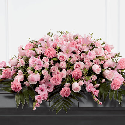 Garden of Comfort Casket Spray (Standard) – MAGGIE'S FLORIST AND GIFTS, Decatur AL