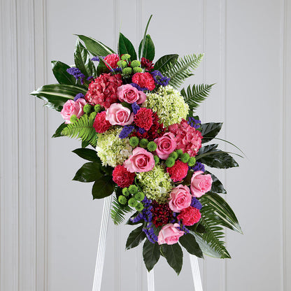 Refreshing Mix Standing Spray – MAGGIE'S FLORIST AND GIFTS, Decatur AL